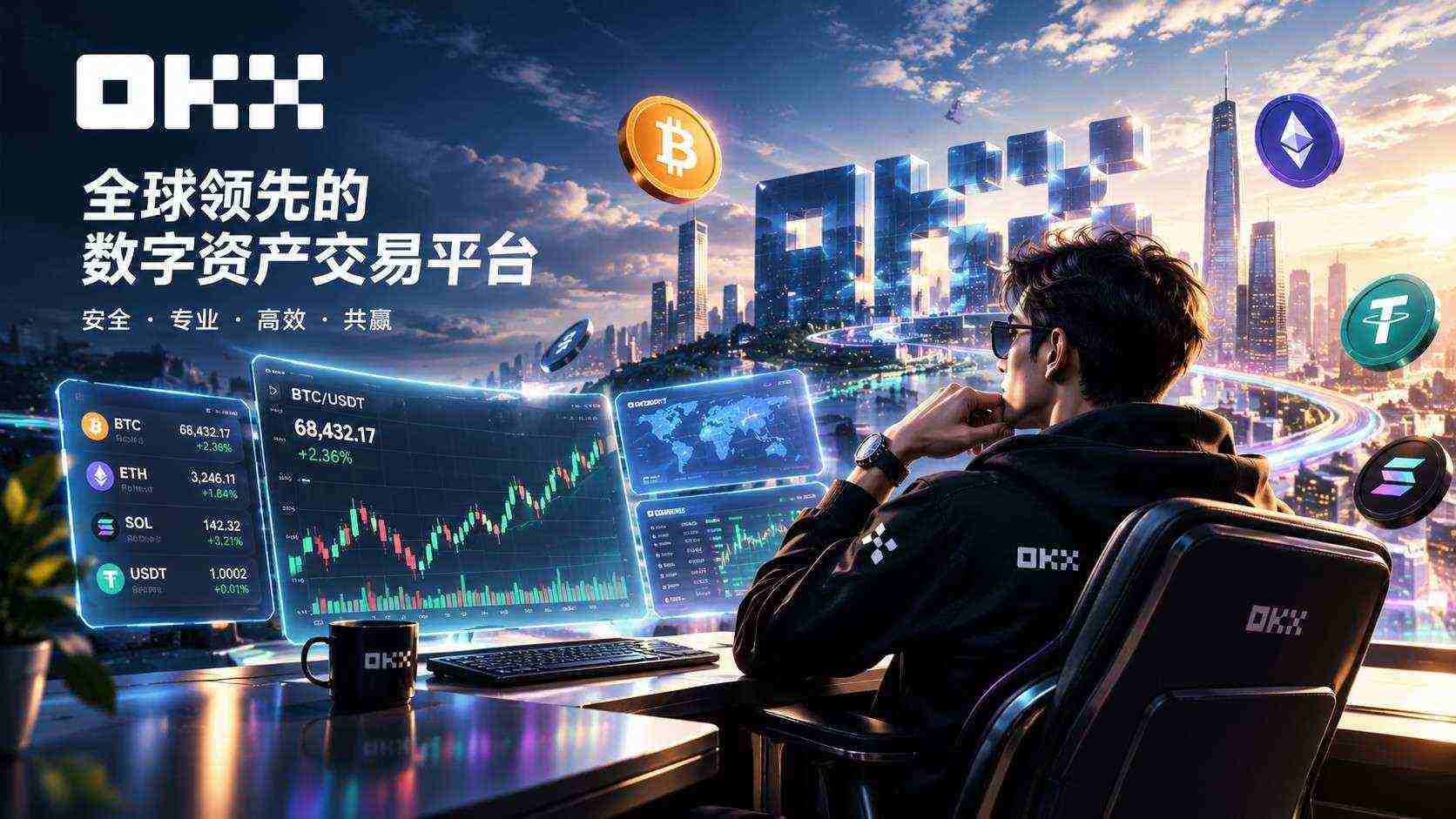 欧交易所钱包app教程 App 界面展示